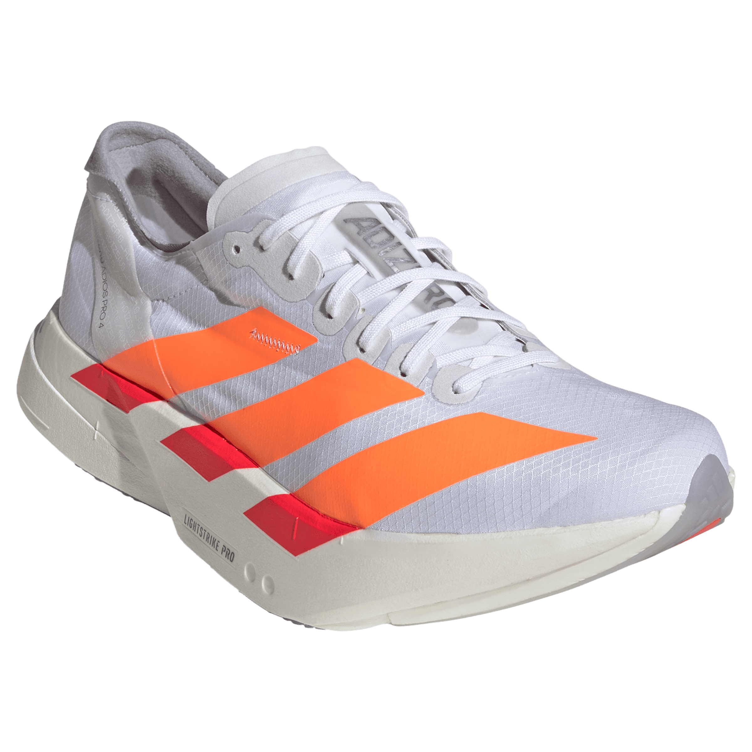 Adidas Mens Adizero Adios Pro 4 Running Shoes White/Ftwr